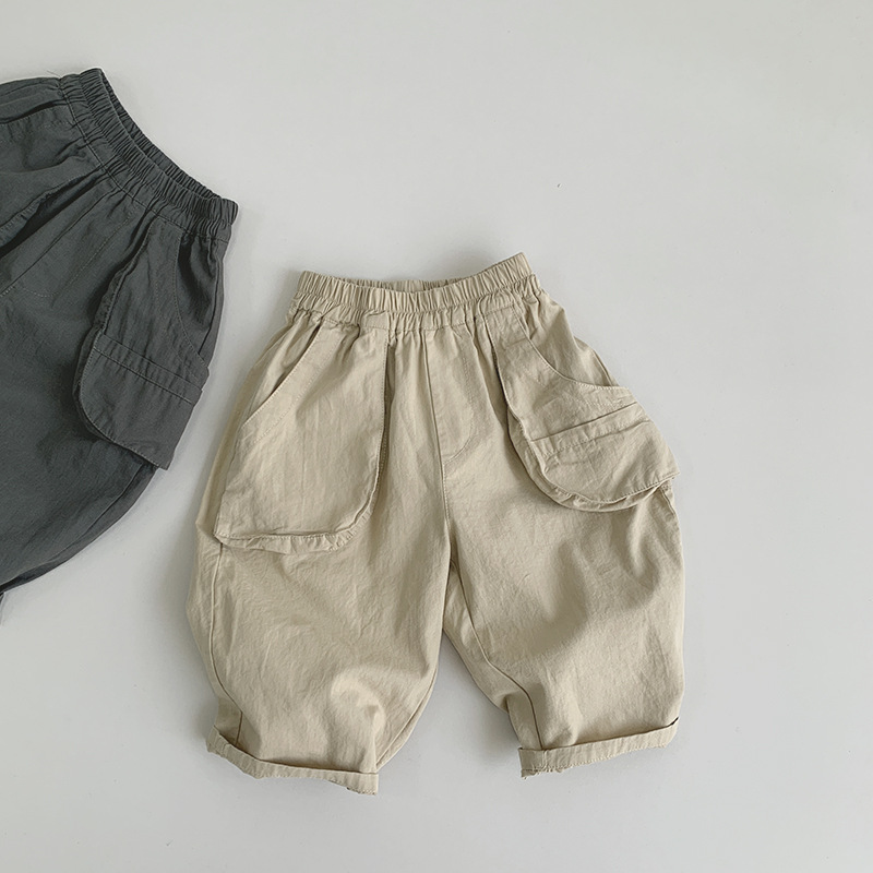 童裝男女童春夏裤子儿童宽松阔腿裤中小童韩版新款潮湖州织里批发详情11