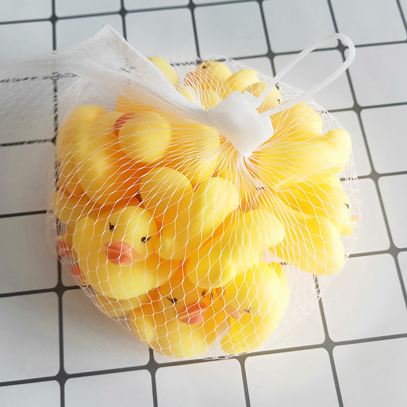 Cross-border water play, little yellow duck pinching and chirping sounds, little duck bathing toys, swimming pool stress relief, milk tea shop small gifts pic 72