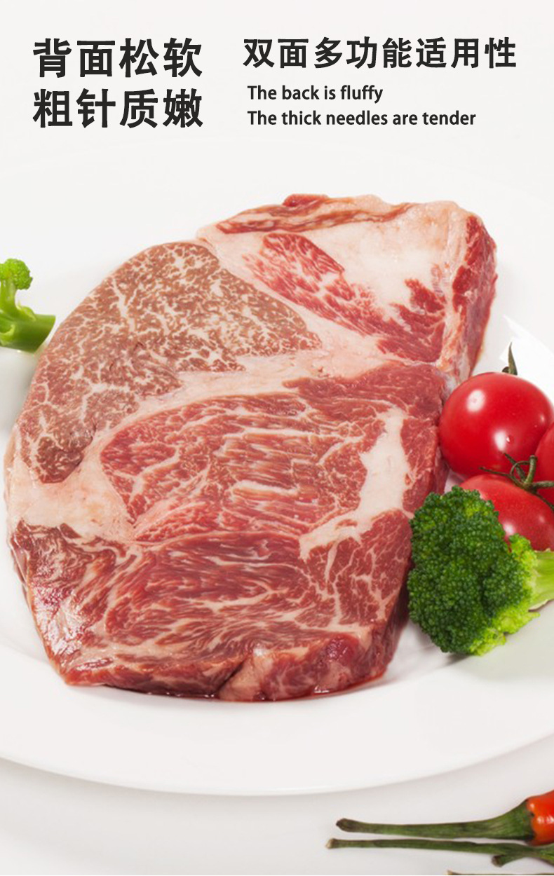 松肉锤敲肉锤松肉牛排锤子家用打蒜器嫩肉断筋锤双用敲肉锤子详情4