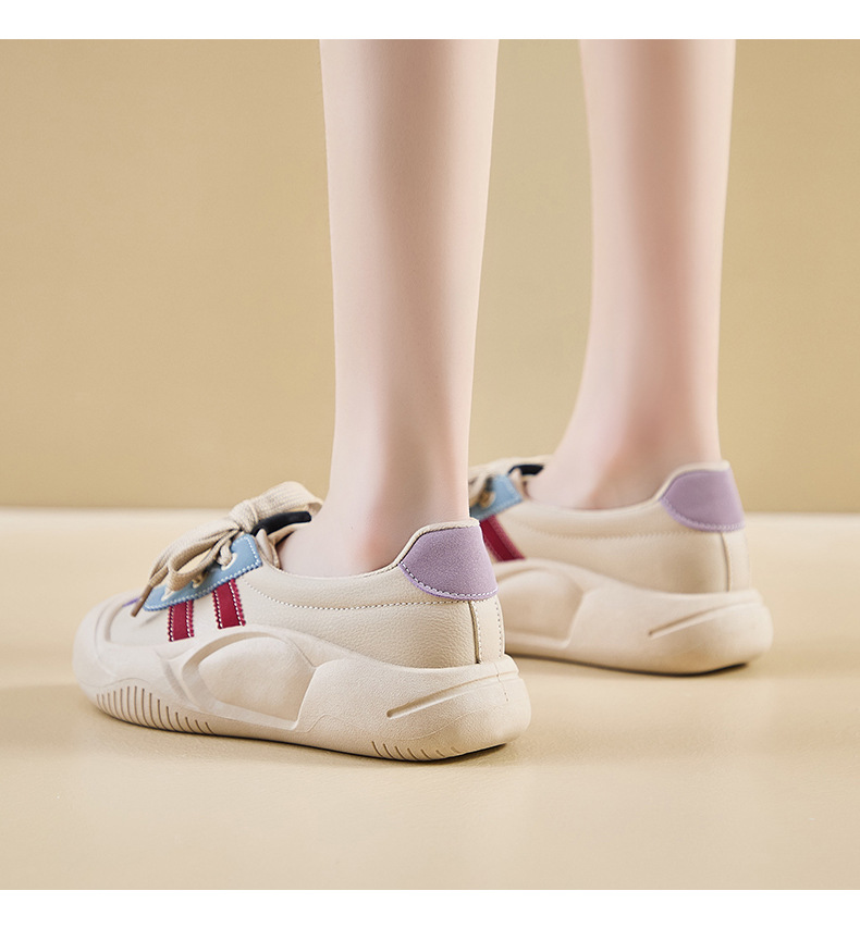 2024秋季小白鞋新款韩版ins女学生增高厚底运动板鞋休闲鞋KT2682详情19