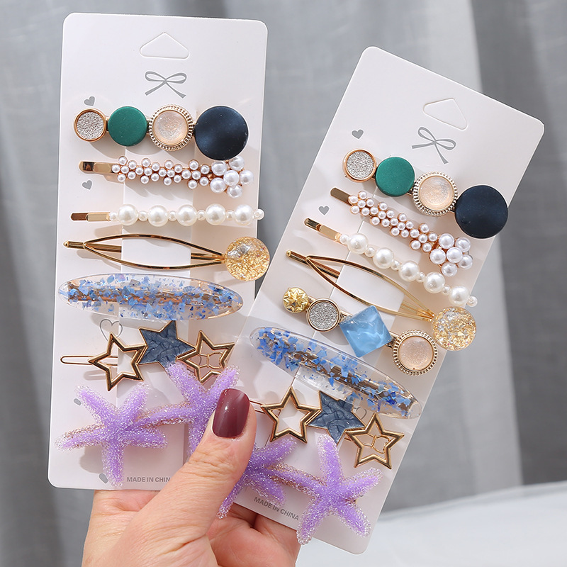 高级感发夹韩国网红ins简约侧边前额发卡一字夹少女刘海夹子头饰详情3