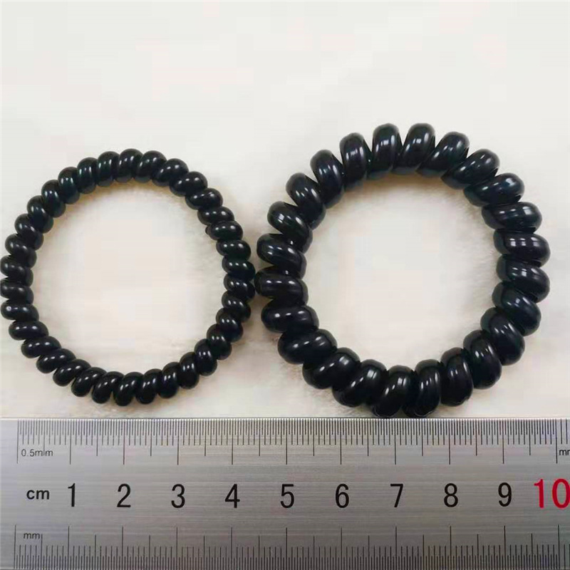 Pure black gun, black small and large thickened wristband, telephone line hair band, hair rope, plastic spring band, hair rope, street stall pic 15