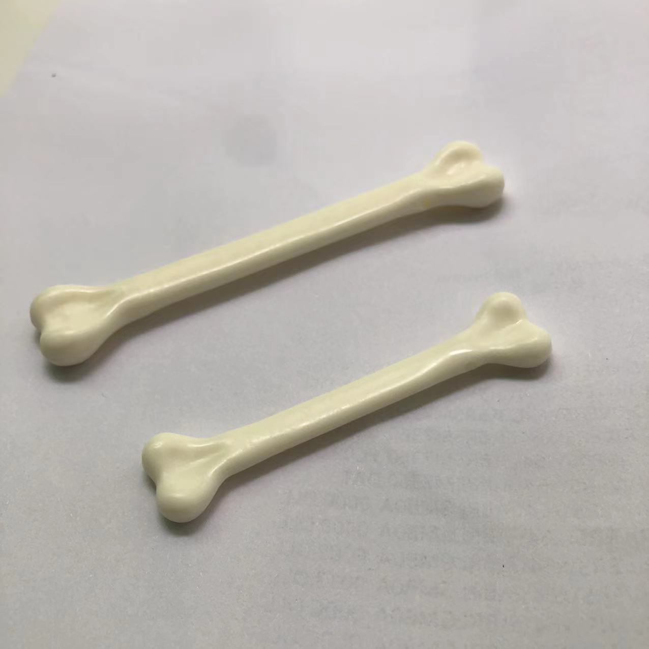 Halloween decorative bone props, prank toys, necklace accessories, white/luminous plastic skull bones pic 9