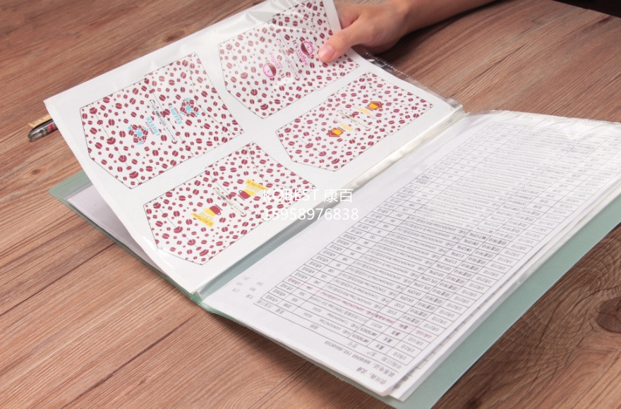 Kangbai candy-colored 20-page transparent information booklet, A4 insert bag, file bag, folder 3022 pic 37