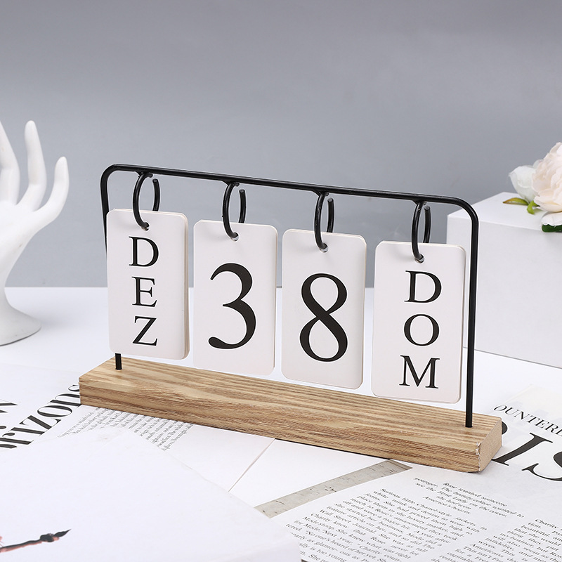 Nordic ins desktop decoration calendar ornaments, simple hydroponic office handicrafts factory direct supply pic 11