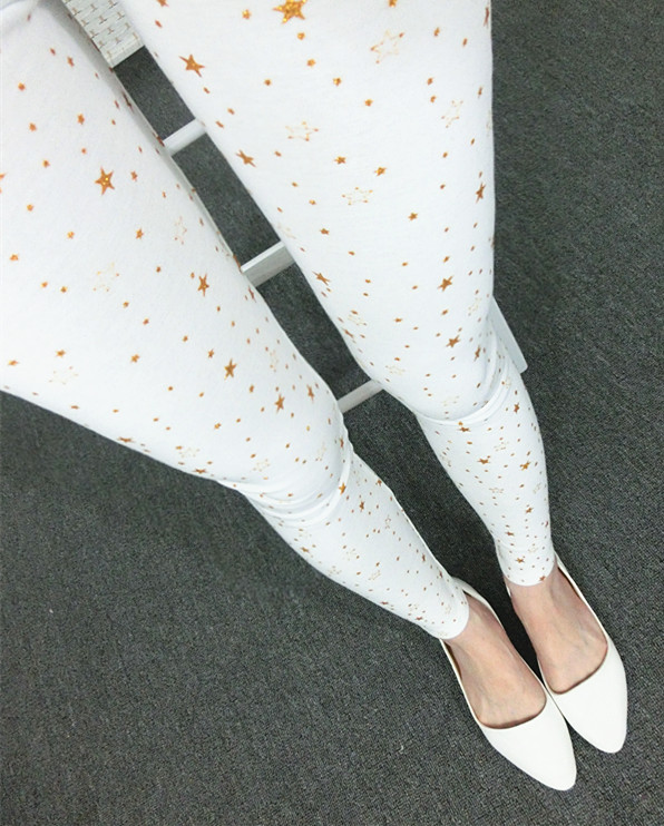 The new basic slimming style from Dongdaemun, South Korea, featuring star-studded nine-inch skinny leggings pic 57