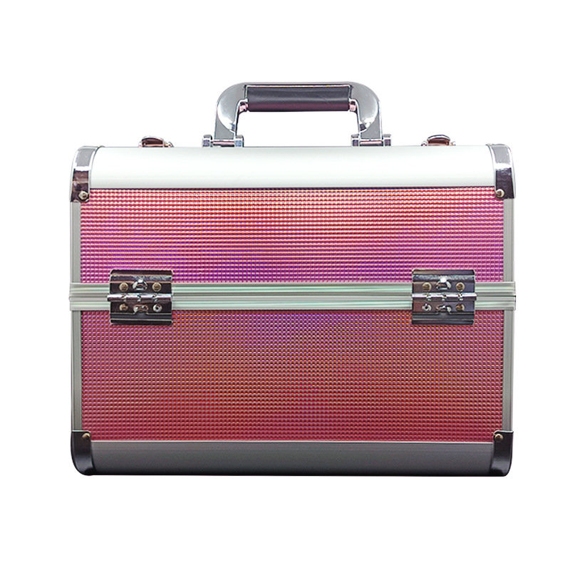 Manufacturer wholesale portable beauty, hairdressing, tattoo, hand-held aluminum alloy nail cases and makeup cases specially designed for home makeup artists pic 17