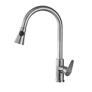 304 stainless steel washbasin faucet, household small waist cold and hot water faucet, bathroom washbasin countertop faucet pic 11