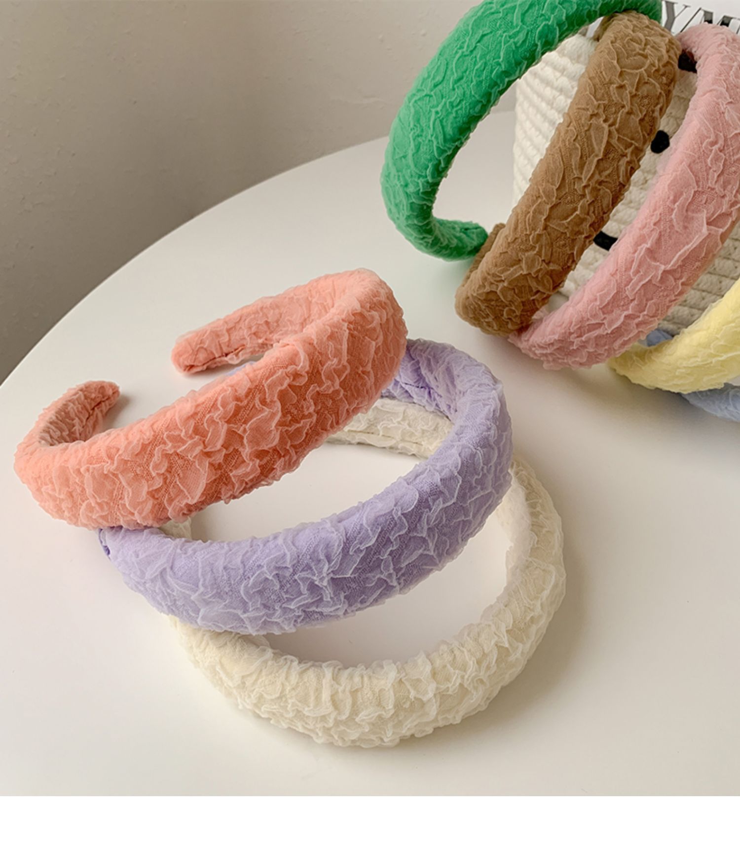 糖果色高颅顶发箍韩国网红女气质头箍减龄宽边头饰压发卡发带发饰详情15