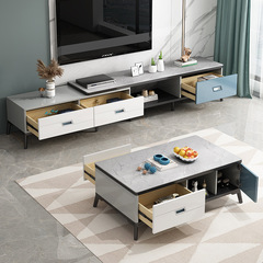 Italian minimalist and light luxury rock board solid wood dining table and chair set, home telescopic and folding small apartment square and round dual-purpose dining table pic 32