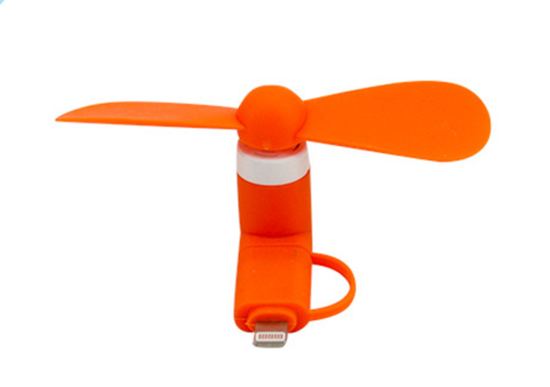 Portable fan, Apple and Android 2-in-1 mini mobile phone fan, creative ubs short fan, small mobile phone fan pic 21