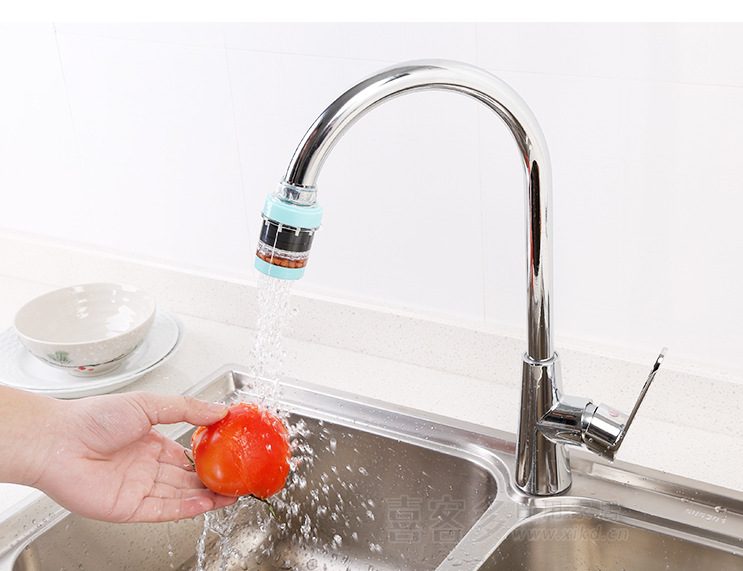 Tourmaline magnetized faucet filter, household kitchen, health care, bathroom, tap water purifier, bathroom water filter pic 7