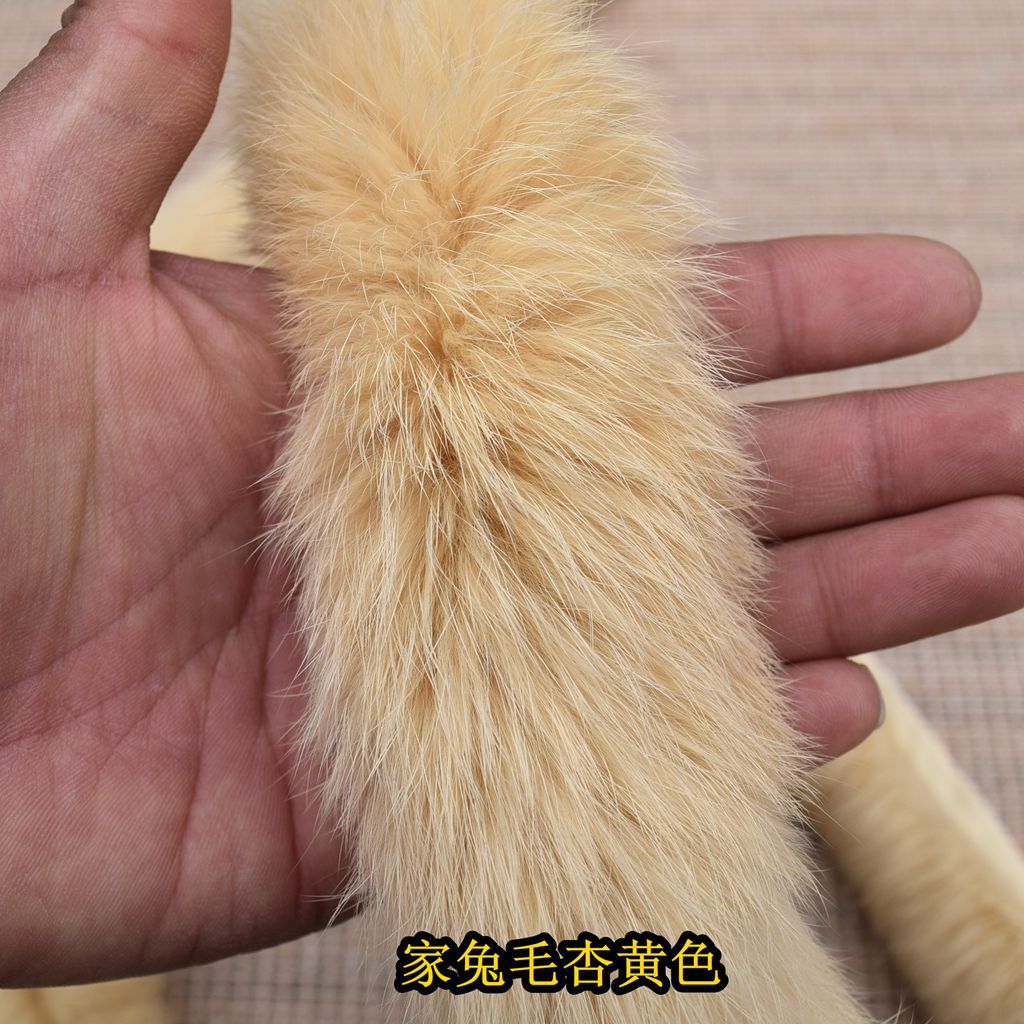 Wholesale of rabbit fur, wool strips, wool edge strips, sandwich strips, lace, winter fur, wool edge Hanfu, capes and other fur clothing accessories pic 35