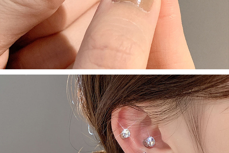 超闪锆石无耳洞磁吸耳饰高级气质耳蜗钉爆闪耳骨夹镶钻吸铁石耳钉详情19