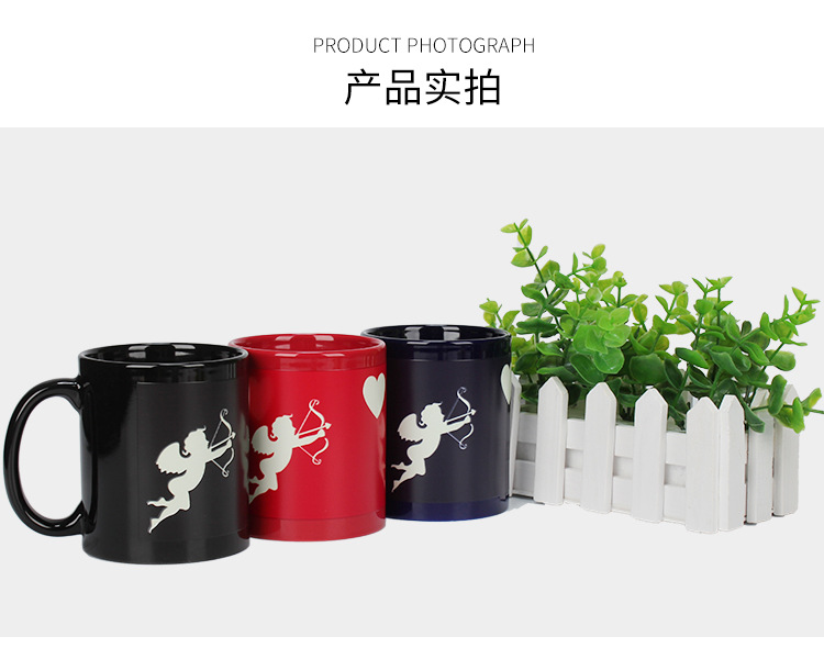 diy personalized photo-printed mugs, picture-in-picture luminous color-changing cups, blank coating picture-in-picture cups wholesale pic 16