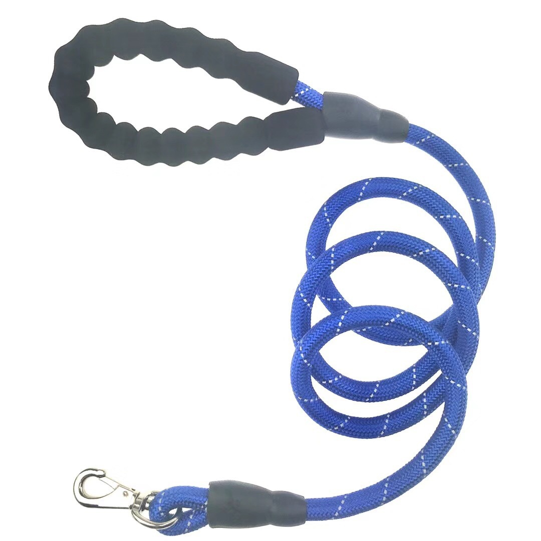 Pet leash K9 dog nylon reflective impact leash round rope Pet supplies in stock pic 4