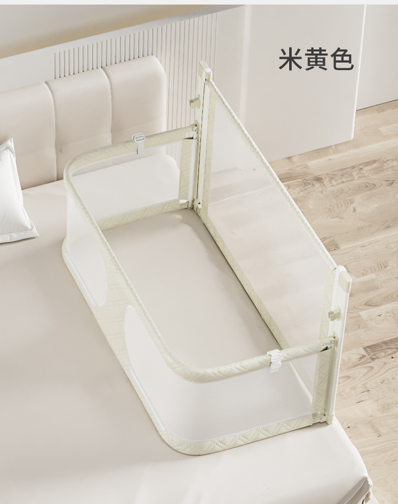 Portable small-sized anti-pressure crib, bed-in-bed, newborn baby enclosure, foldable bed enclosure, baby bed for getting into bed pic 17