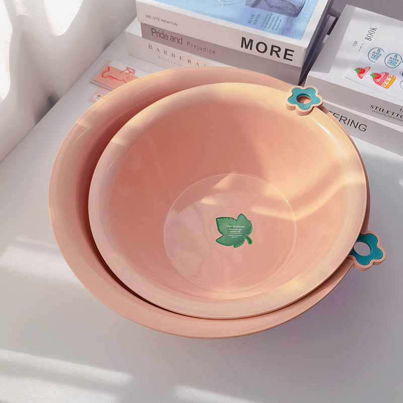 70YF Korean-style thickened small basin, household small washbasin, plastic pic 12