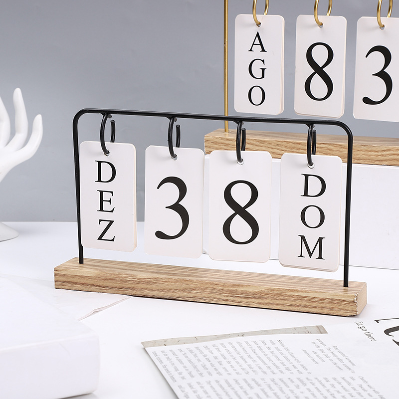 Nordic ins desktop decoration calendar ornaments, simple hydroponic office handicrafts factory direct supply pic 8