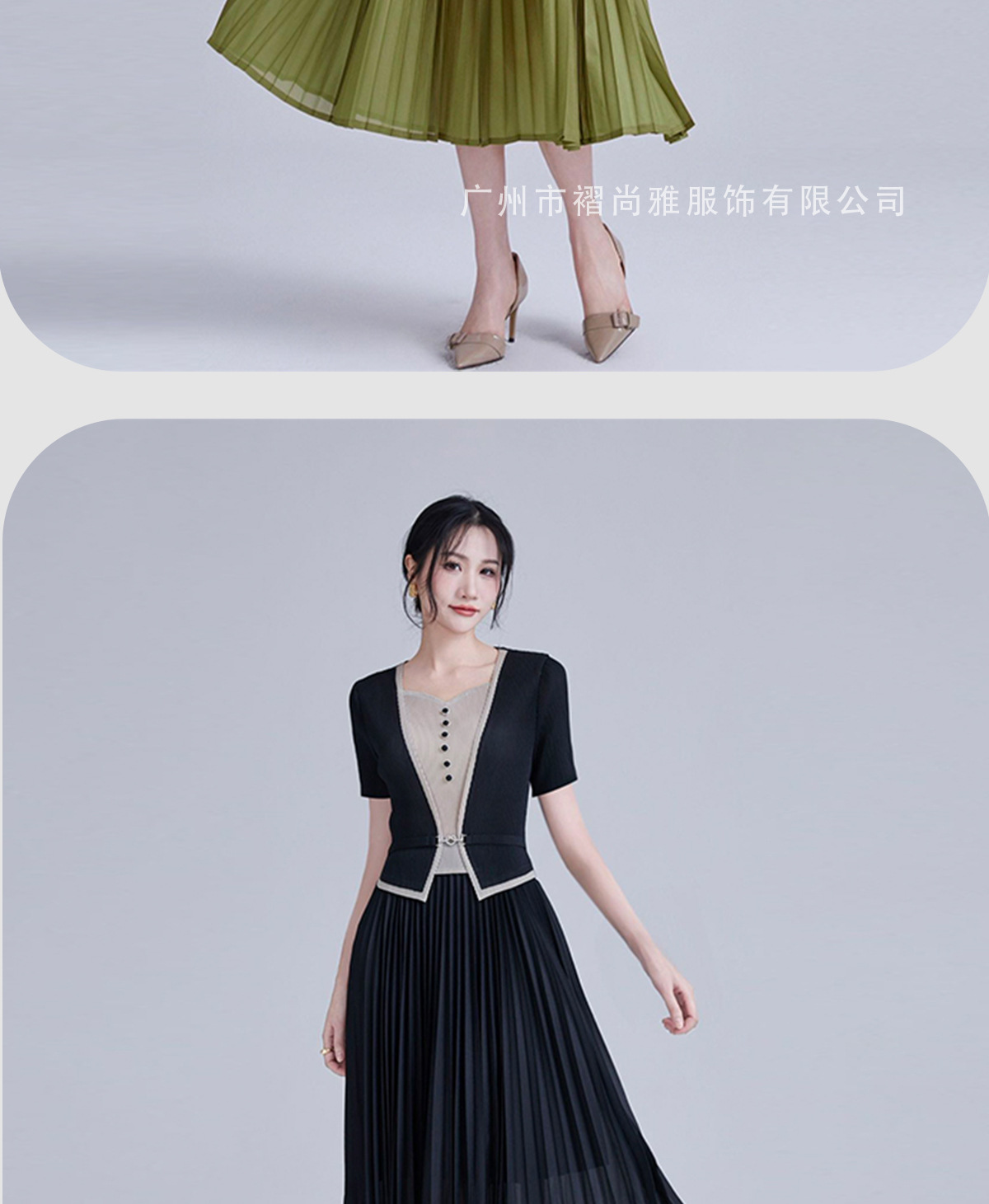 Factory direct supply 2024 Summer new style long-sleeved long lace dress for elegant ladies and middle-aged mothers pic 16
