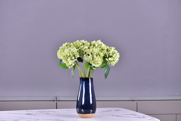 Factory supply of artificial hydrangeas, high-end hydrangea wholesale, wedding, home, hotel landscaping, main flowers, decorative artificial flowers pic 59