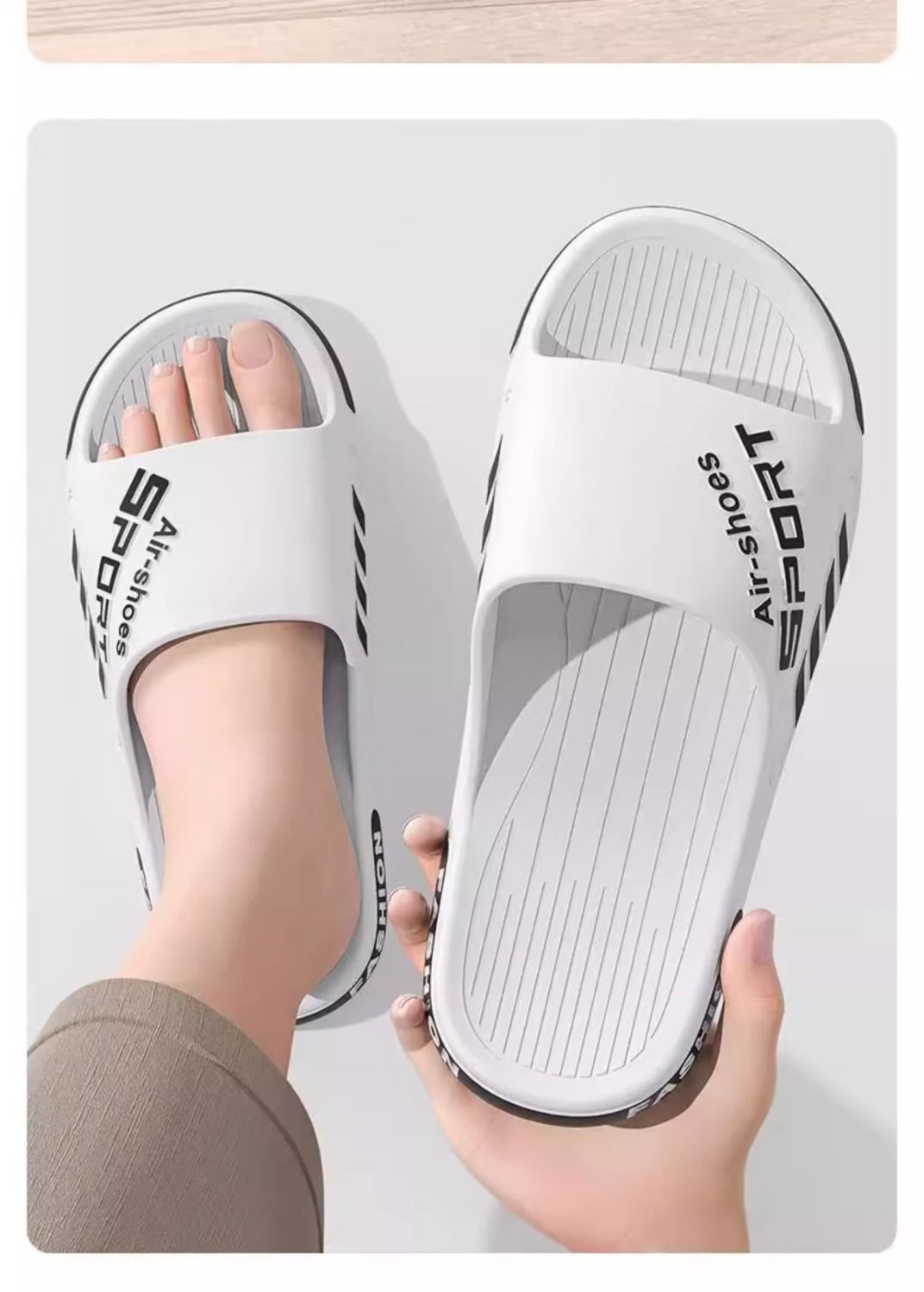 男士拖鞋夏季外穿2024新款室内家居洗澡防滑大码运动凉拖厚底耐磨详情13