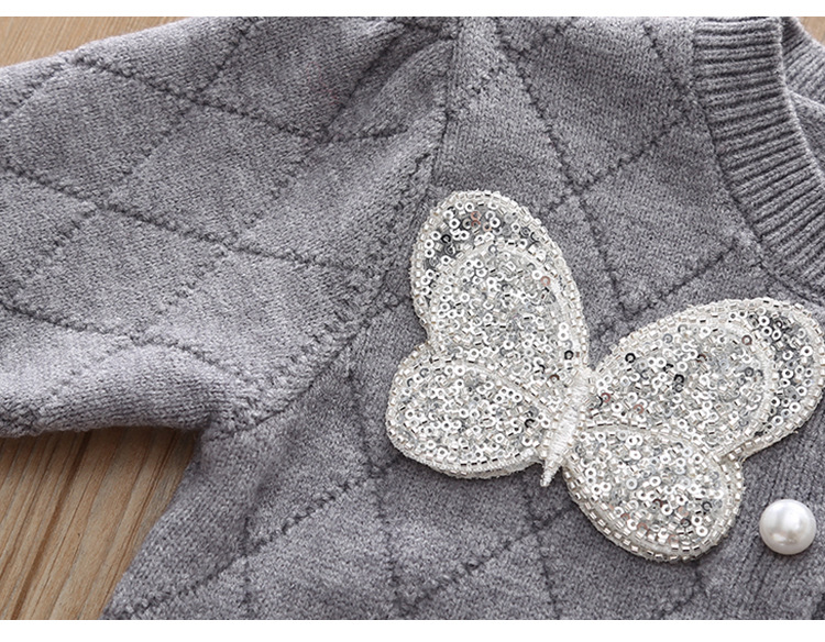 女童学院风裙套装秋冬2024新款洋气儿童jk公主裙宝宝针织两件套详情7