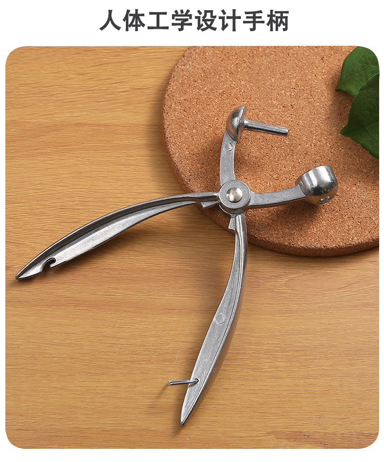 铝合金樱桃去核夹红枣水果手动去核器 家用厨房取芯器 厨房多功能详情8