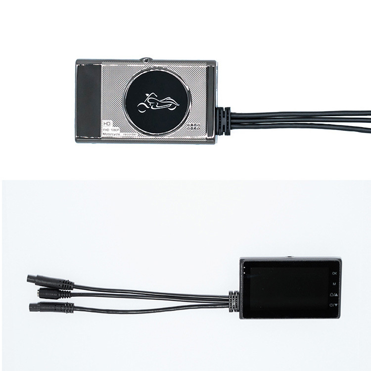 Cross-border motorcycle dashcam with dual-lens front and rear dual recording, motorcycle, electric bike and electric bike riding video recorder pic 4