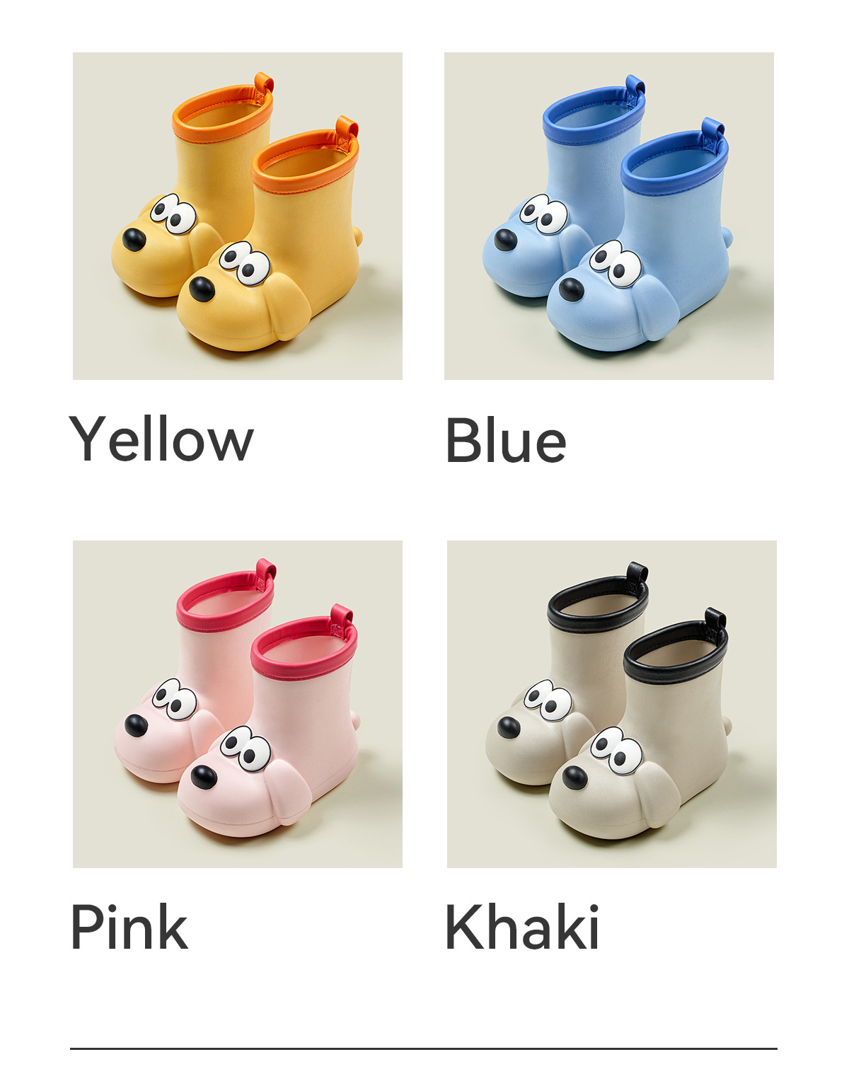 幸福玛丽儿童雨鞋男孩卡通可爱防滑防水宝宝女童水鞋户外中筒雨靴详情16