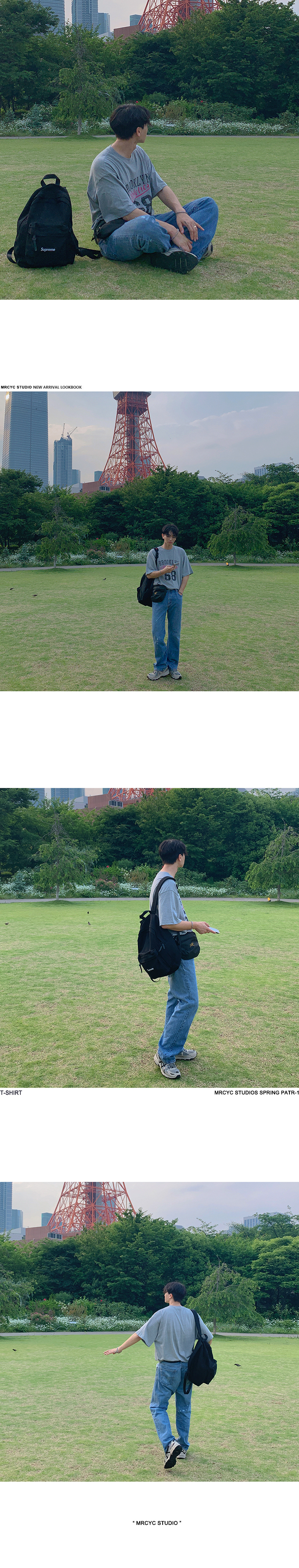 MYQ复古字母印花T恤男女韩版潮流圆领半袖夏季宽松纯棉短袖情侣详情8