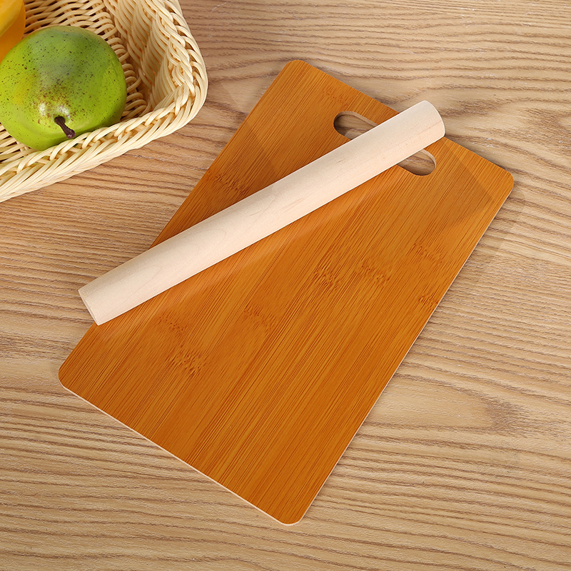 Factory wholesale wooden rolling pins, cutting boards, supermarket supplies laminated boards, cutting boards in stock, kitchen daily necessities sets pic 5