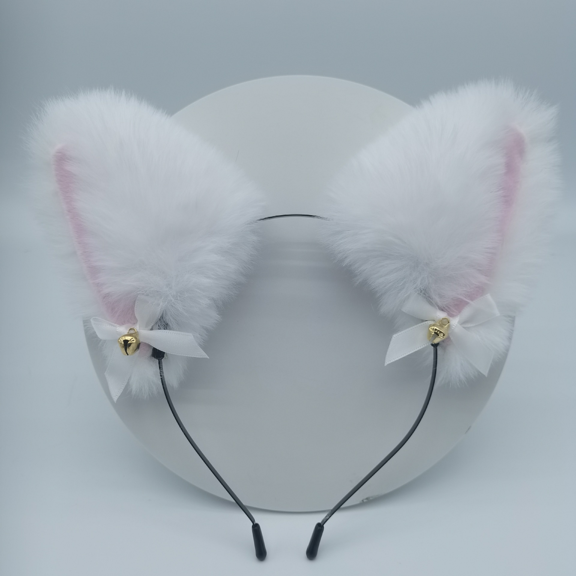 Amazon cross-border cat ear bell hair band, one-piece hair accessory, fox ear accessory, animal ear, cat ear hair clip pic 1