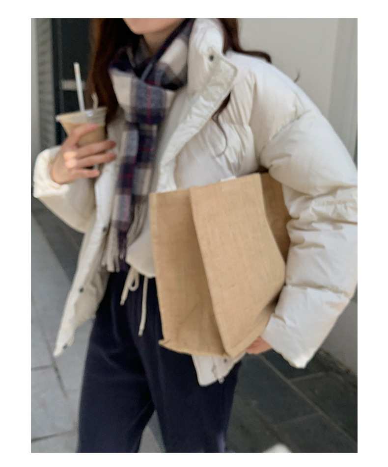 TG90% White duck down thickened down jacket for Women 2021 Winter New stand-up Collar Coat 15580(same style as 13519) pic 8