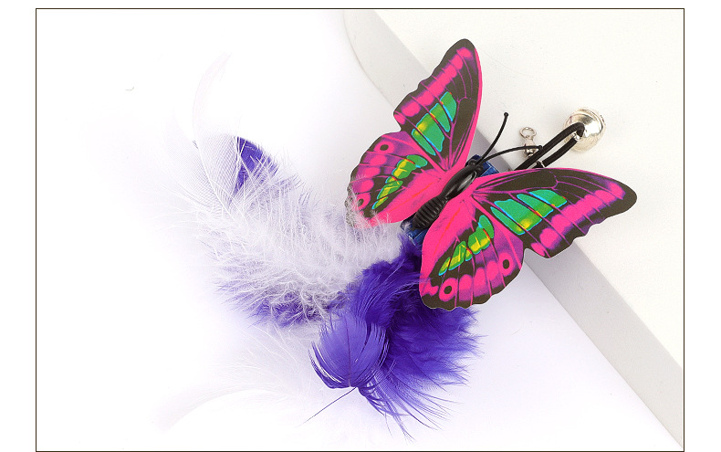 Pet supplies, pet supplies, pet toys, pendants, feather butterflies, cat toys, self-entertainment toys, feather butterflies, cat toys pic 13