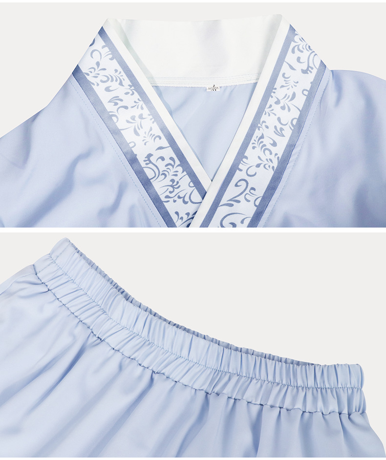 国潮药屋少女的呢喃cos壬氏白色连衣裙古装女汉服套装cosplay装扮服详情10