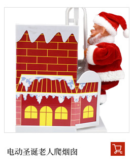 Electric skydiving Santa Claus parachute somersault doll Christmas pendant toy Electric Santa Claus manufacturer wholesale pic 10