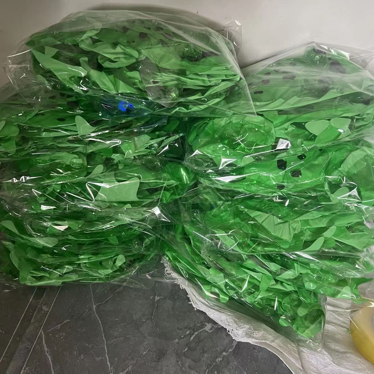 pvc充气眼睛发光青蛙充气青蛙发光大青蛙 充气斑点青蛙崽厂家直销详情10