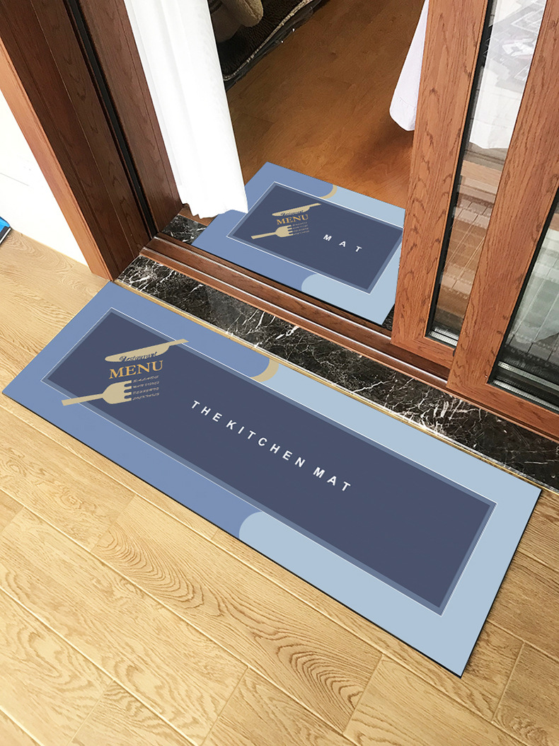 Wholesale diatom mud floor MATS, bathroom water-absorbing and anti-slip soft rectangular foot MATS, household quick-drying kitchen MATS pic 7