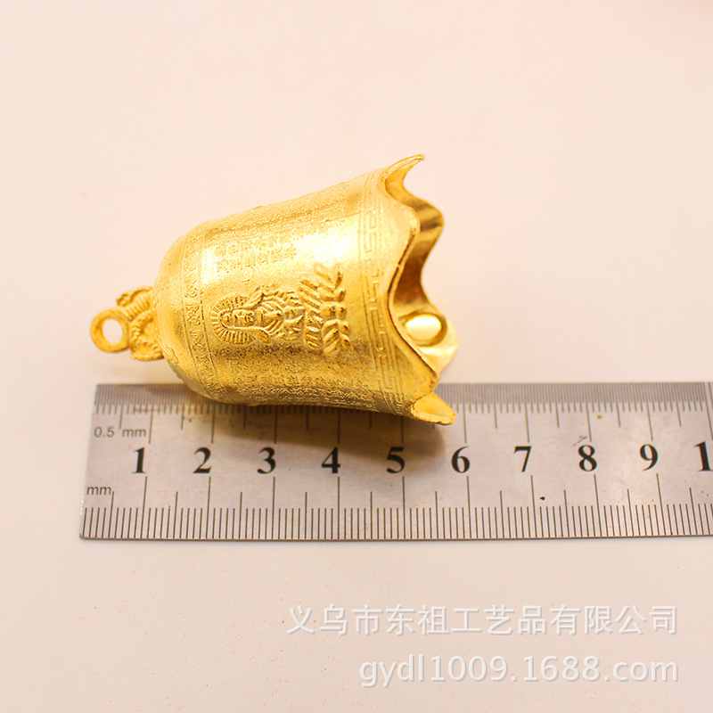 Ancient double dragon bells, Eight Immortals bells, Guanyin Buddhist scriptures relief, dragon bells, wind chimes, ancient green bells, golden bells, auspicious bell accessories and pendants pic 1