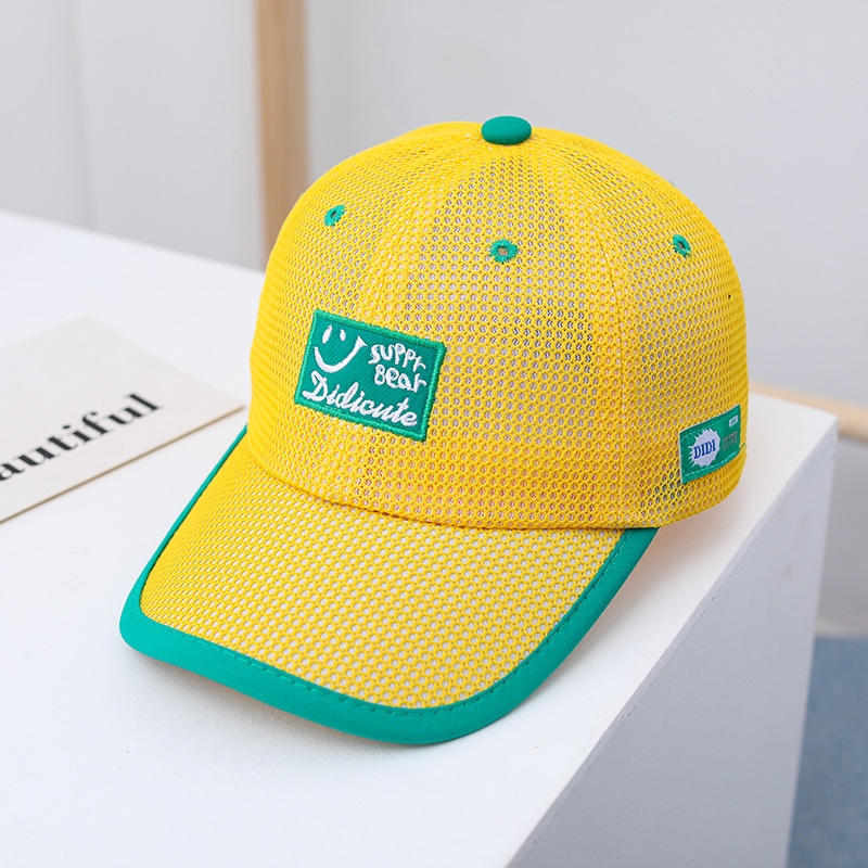 儿童帽子夏季薄款男童防晒宝宝遮阳鸭舌帽男孩夏天太阳帽网眼凉帽详情10