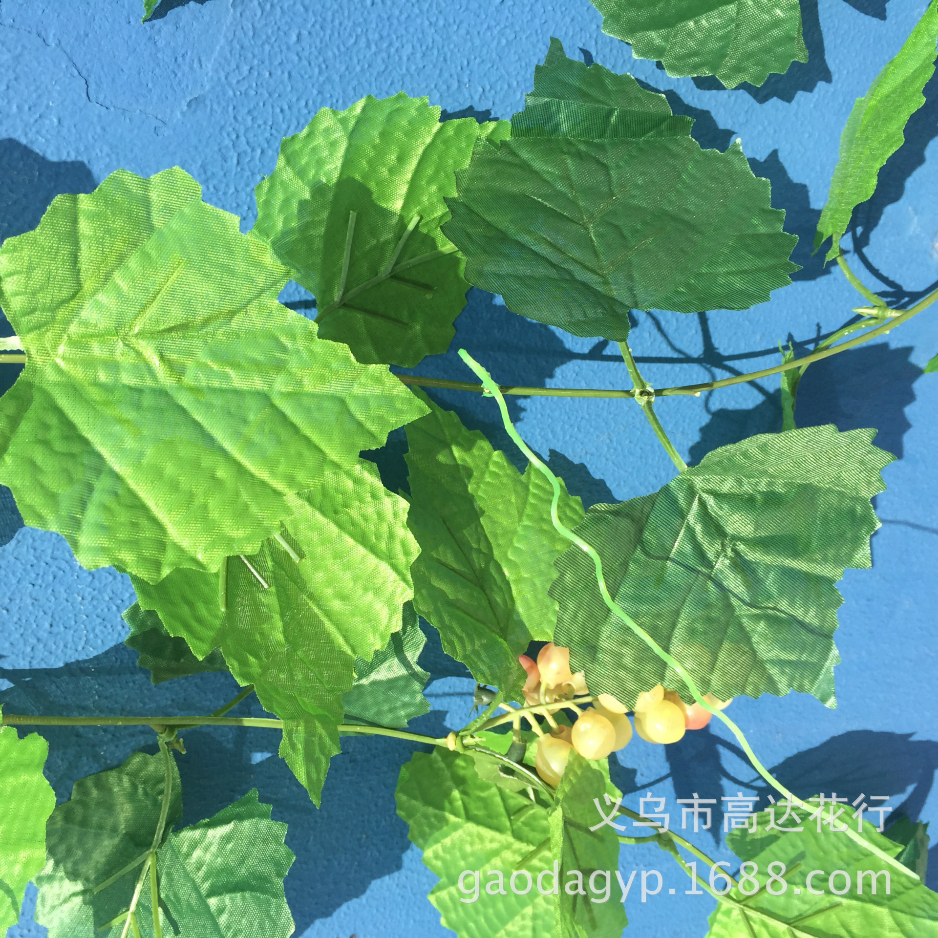 Single artificial grapevine stem, artificial green vine leaves, artificial grapevine leaves, artificial ivy pic 9