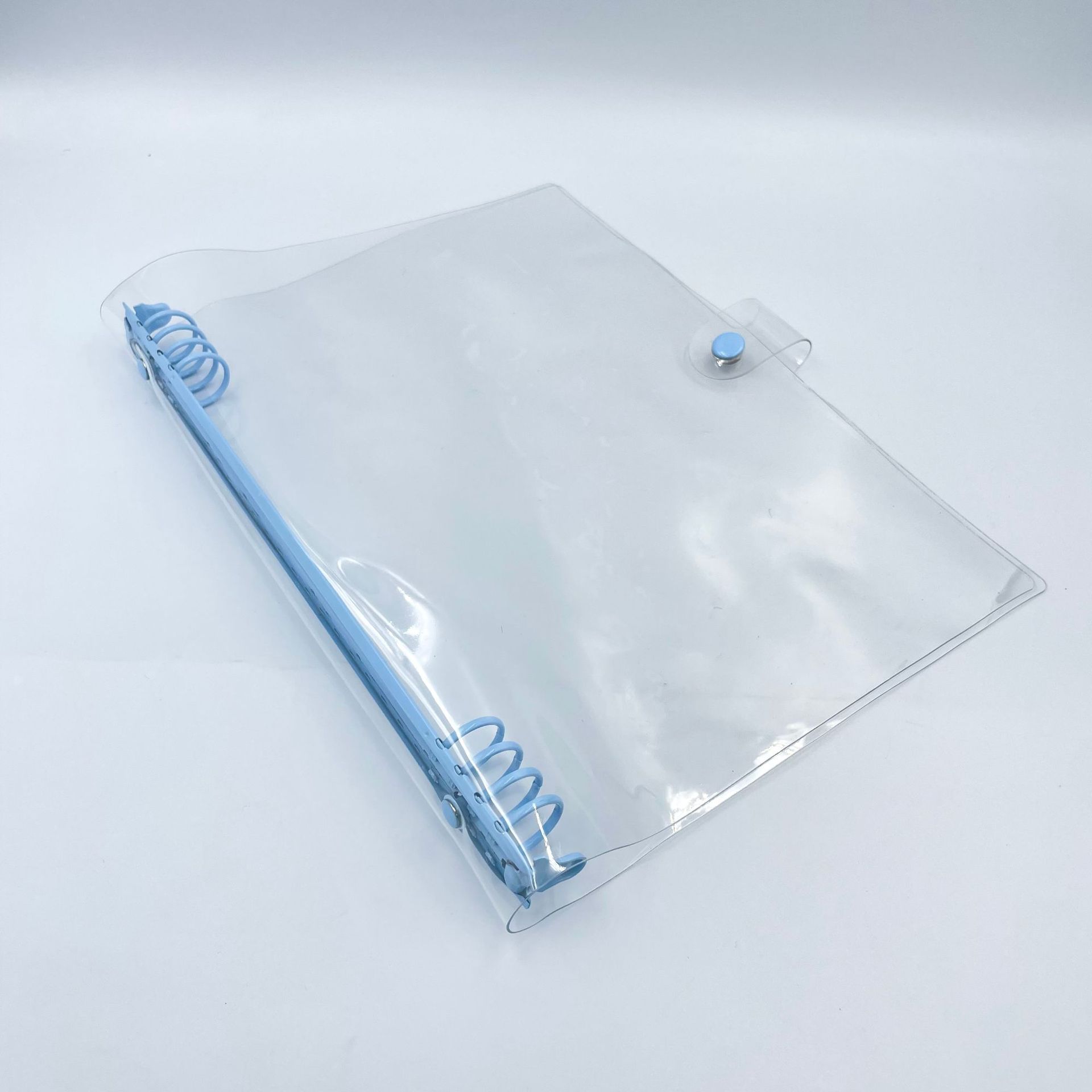 مجلد PVC الشفاف B5 مجلد يدوي بثمانية مجلدات بالألوان من مجلد اليد pic 5