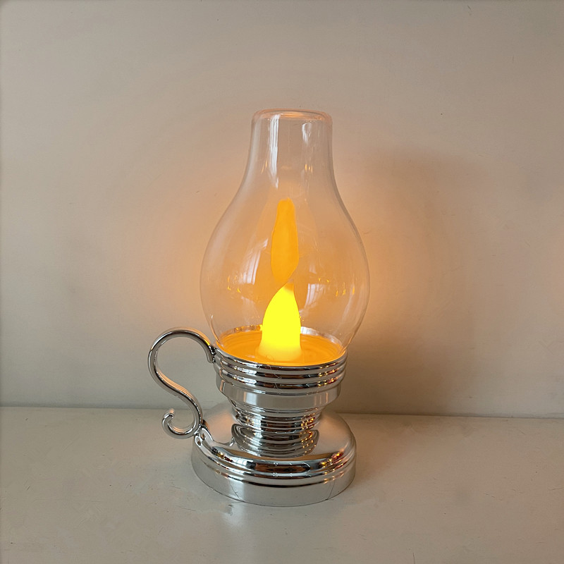 New single-wax small oil lamps, small horse lamps, wind lamps, decorative handicrafts and ornaments pic 7
