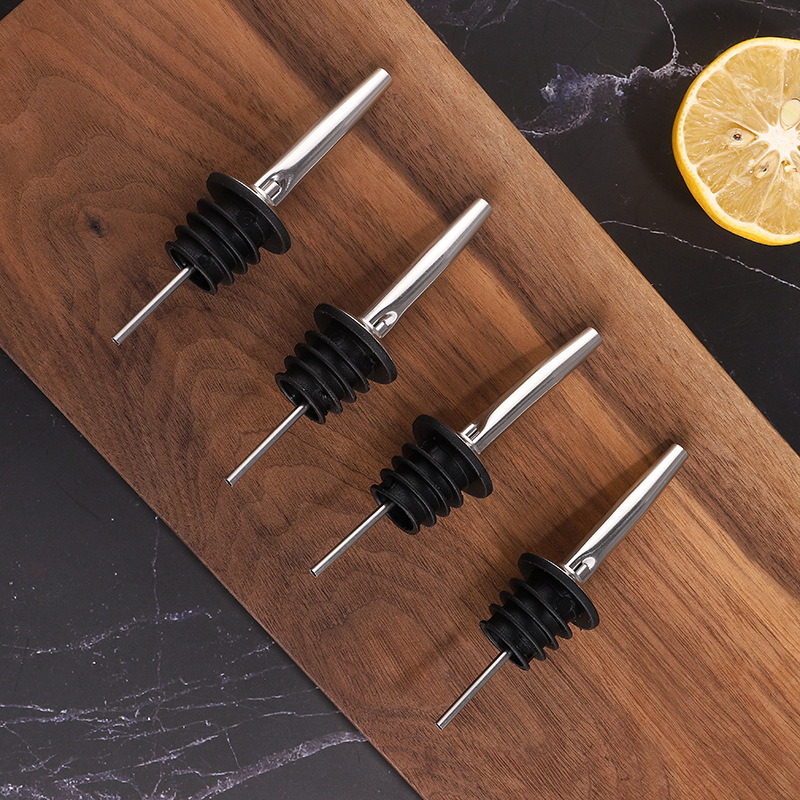 A 9-piece stainless steel cocktail shaker, cocktail shaker and mixing tool set with a bamboo base for storage pic 22