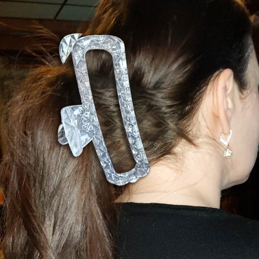 The 2025 National Trend series hairpins feature a niche design with geometric leopard print pearl hairpins, exuding a feminine and high-end charm. They are medium-sized semi-clip headwear pic 49