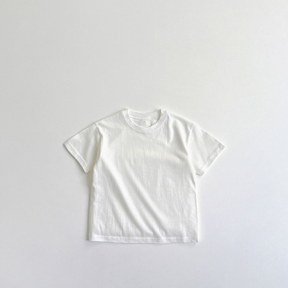 小童短袖T恤2025新款夏季宽松童装ins款时髦中小童夏装短袖上衣详情24