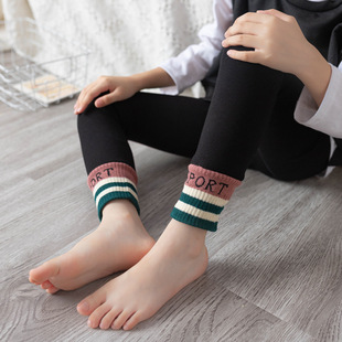 Autumn and winter nylon fleece thickened snow socks, casual home floor socks, anti-pilling street short socks manufacturer wholesale pic 12