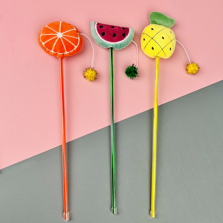 The fruit series cat toy sticks and cat toys contain catnip, an interactive pet product for cats to chew and enjoy themselves pic 36