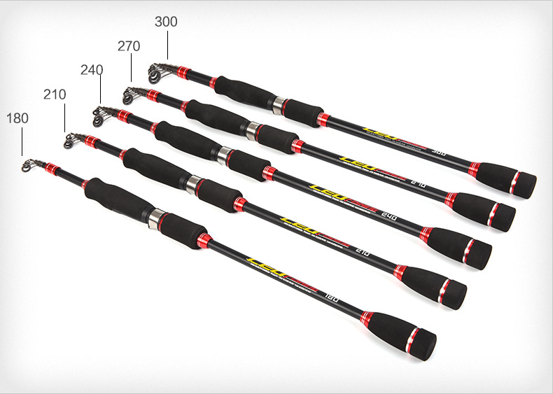 27772 LEO/ Leou [Retractable Lull Rod] Portable short-section retractable sea fishing rod and fishing gear wholesale export pic 4